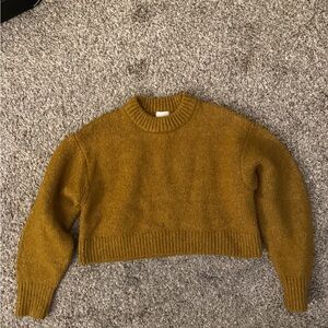 H&M Mustard Crew Neck Sweater